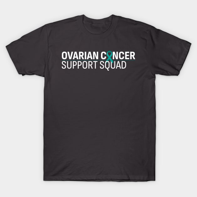 Ovarian Cancer Support Squad T-Shirt by kanystiden